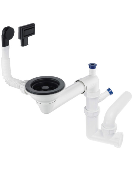 Deante Space-Saver Granīta izlietnes atkritumu komplekts, 1 bļoda - Space-Saver ZXY_N949