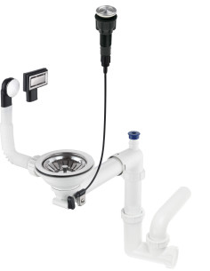 Deante Space-Saver granīta izlietnes notekas komplekts, 1 bļoda - Space-Saver ZXY_9982