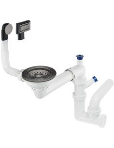 Deante Space-Saver Granīta izlietnes atkritumu komplekts, 1 bļoda - Space-Saver ZXY_D949