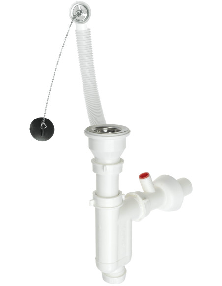 Deante Granite izlietnes atkritumu komplekts, 1-bļoda - 2" notekas ZXX_9939