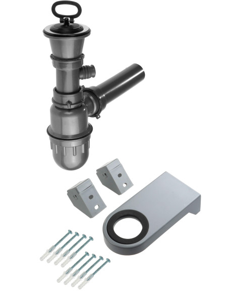 Deante Steel izlietnes atkritumu komplekts, ZYK_0100 ZXY_9965