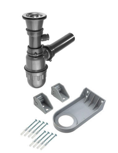 Deante Steel izlietnes atkritumu komplekts, ZYK_0100 ZXY_9965