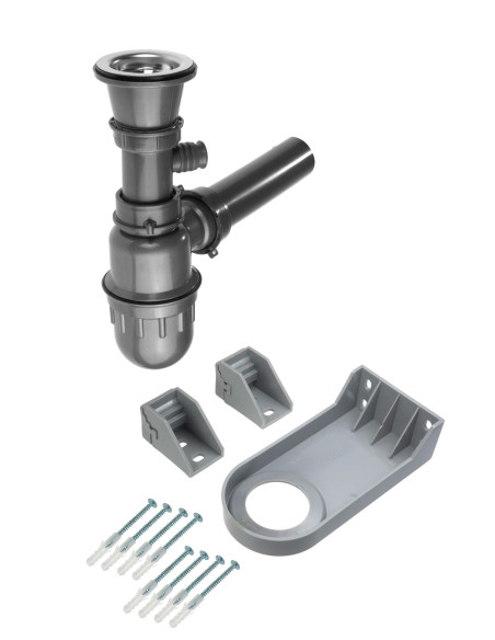 Deante Steel izlietnes atkritumu komplekts, ZYK_0100 ZXY_9965