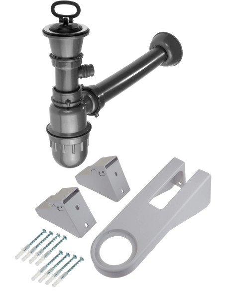 Deante Steel izlietnes atkritumu komplekts, ZYK_010B ZXY_9969