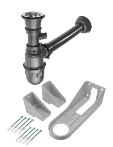 Deante Steel izlietnes atkritumu komplekts, ZYK_010B ZXY_9969