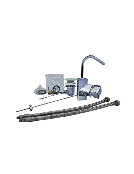 copy of La Torre Bidet faucet with drain 26011 CS OVALINE - 3