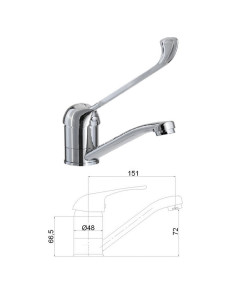 Sink faucet (150mm) MG-6251 MED, MED - 5