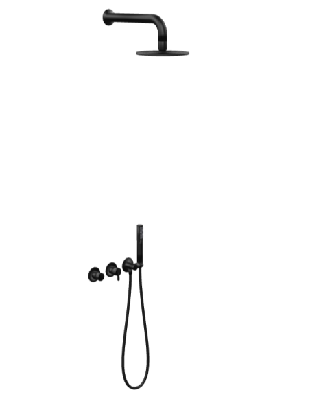 Deante Silia potinkinis dušo komplektas su dušo galvute – su horizontaliu maišytuvu NQS_N0YK - 5