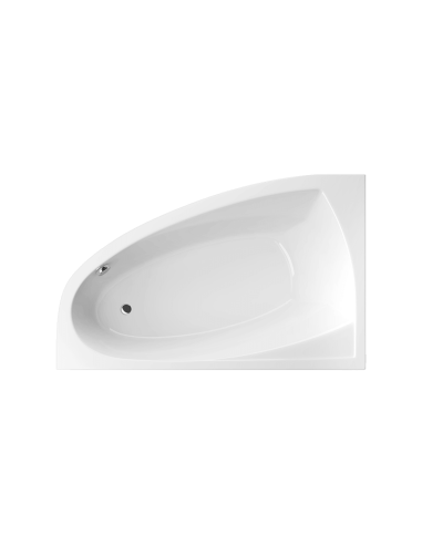 Aquaria Comfort stūra vanna 160x100 cm, kreisā puse, spīdīgi balta - 3