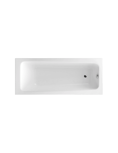 Ava taisnstūra vanna 160x70 cm, spīdīgi balta - 1 2