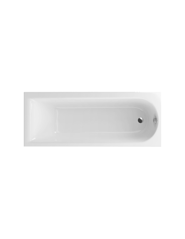 Aurum Slim taisnstūra vanna 150x70 cm, balta, spīdīga - 4