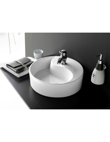 Bathco YIN YANG Keramiskā izlietne 40x12cm 0040B - 4