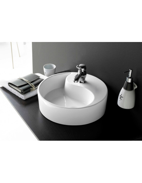 Bathco YIN YANG Keramiskā izlietne 40x12cm 0040B - 4 Bathco YIN YANG Keramiskā izlietne 40x12cm 0040B - 4