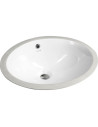33x43 cm UNDERCOUNTER MEDIUM WASHBASIN WHITE (outer dimensions 38x49 cm) - 5