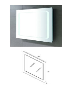 Зеркало LUX 100x70 20310, LUX