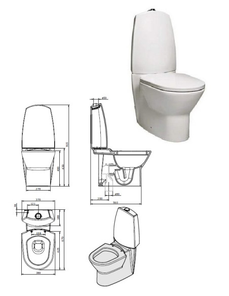 WC toilet cistern mechanism 31311114, NEW DAY