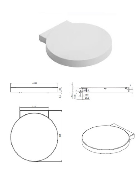 WC toilet seat 212110, white, REFLEX