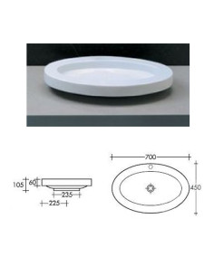 Керамическая раковина 450х700х110 L945, ULAHOP E