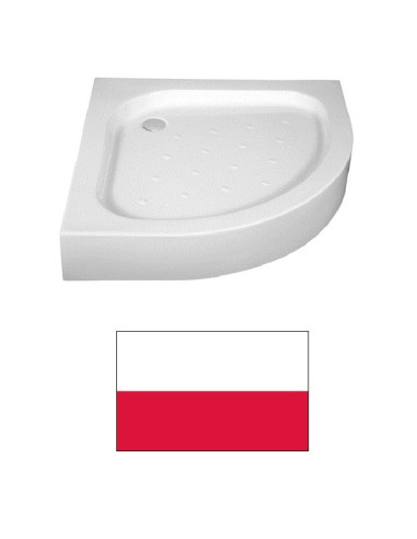 Dušas paliktnis akrila 90cm (pusapaļa), FUNKIA