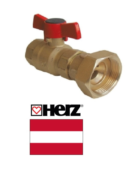 Ball valve for pupm with screw connect., HERZ