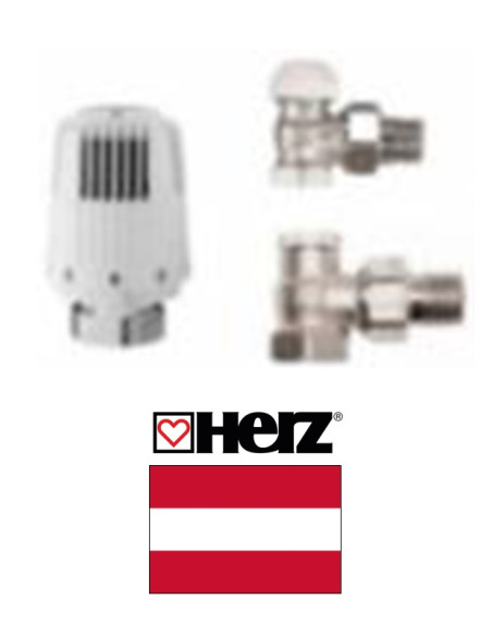 Thermostatic valve set, angle V772401, 1/2