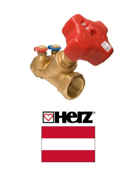 Balancing valve Y-type 1/2 1401701, HERZ
