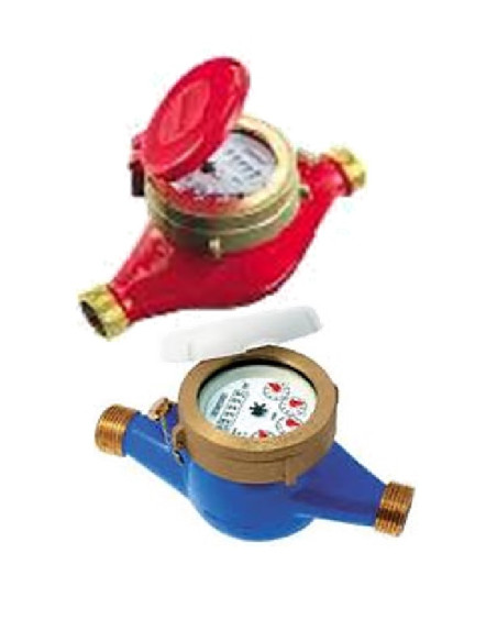 Hot water meter, house 3/4* 190mm, QN 4