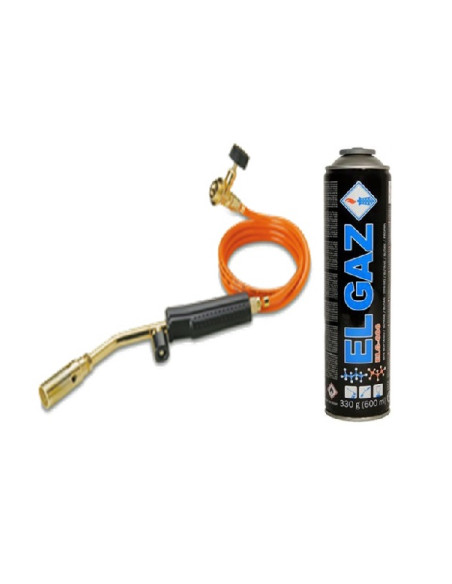 Gas burner with hose, thread 7/16 AV084, 7/16