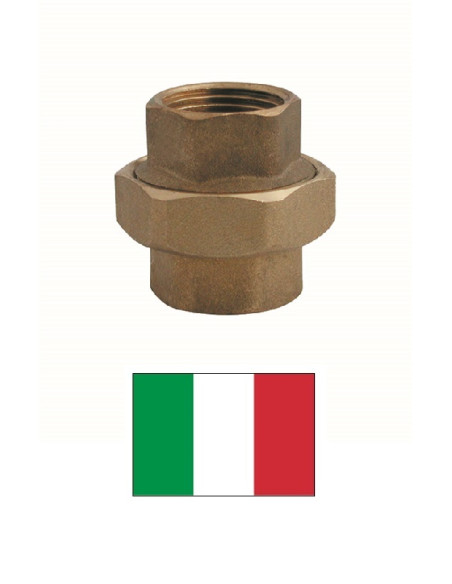 Straight conic con.with gasket F-F 7500G, 1.1/4