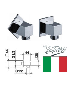 Dušas izvads no sienas, hroms,, HROMS|Shower outlet from...