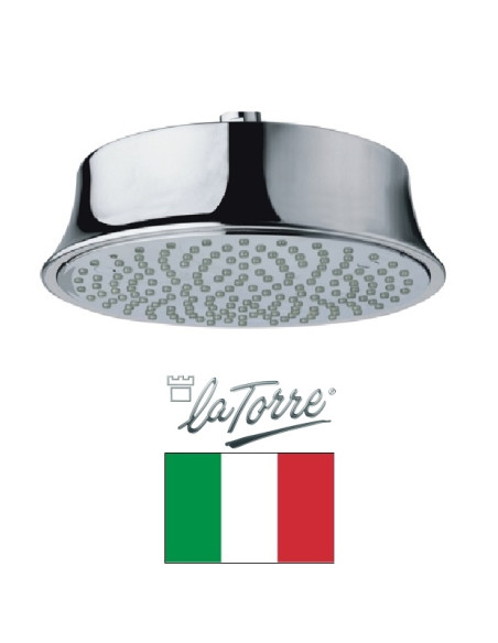 Shower head (20cm diameter), KONVEX