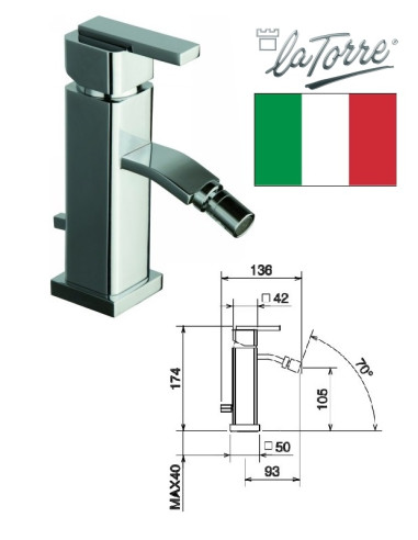 Bidē krāns 28011,hroms, JAVA|Bidet faucet 28011, chrome, JAVA|Смеситель для биде 28011, хром, JAVA|Bideesegisti 28011, kroom, JA