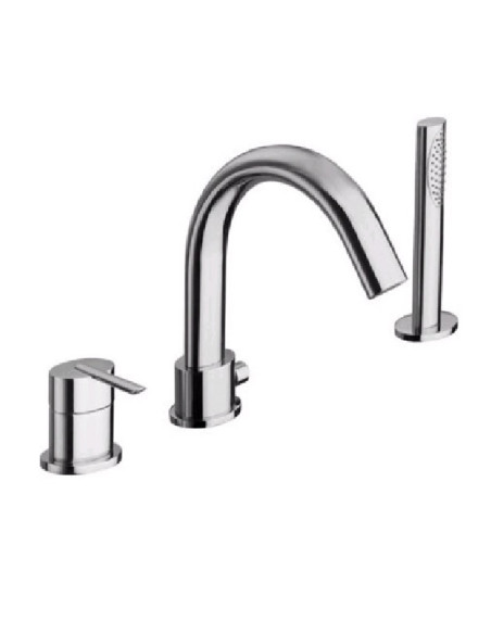 Bath faucet 3-hole 26045 C, OVALINE