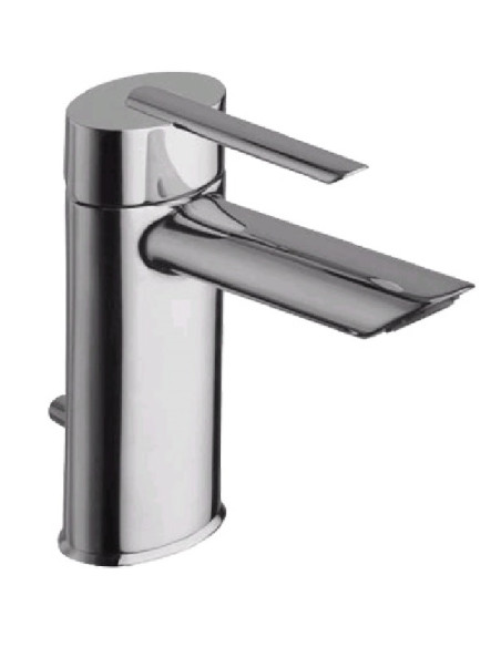 Ceramic sink faucet with waste 26001 CS, OVALINE