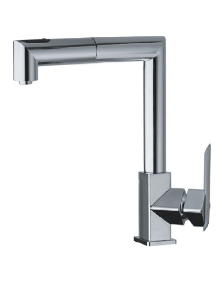 Кухонный смеситель с выдв.душем 16081 C, KITECH