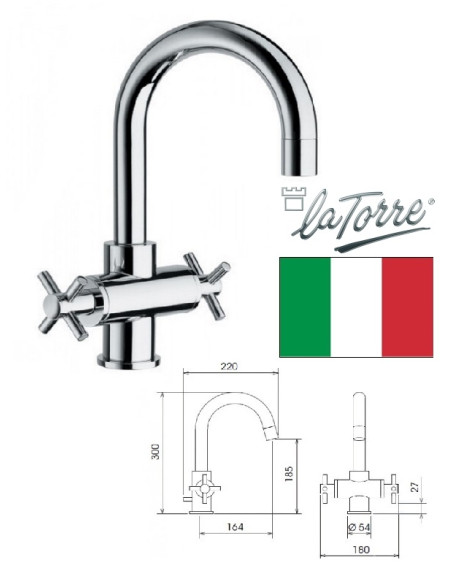 Ceramic sink faucet 14601 CR C, BITECH