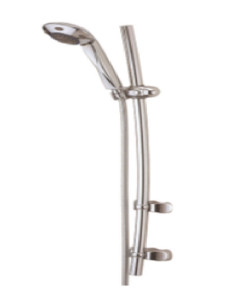 Dušas stienis komplektā 2B043 80cm, HROMS/MAT