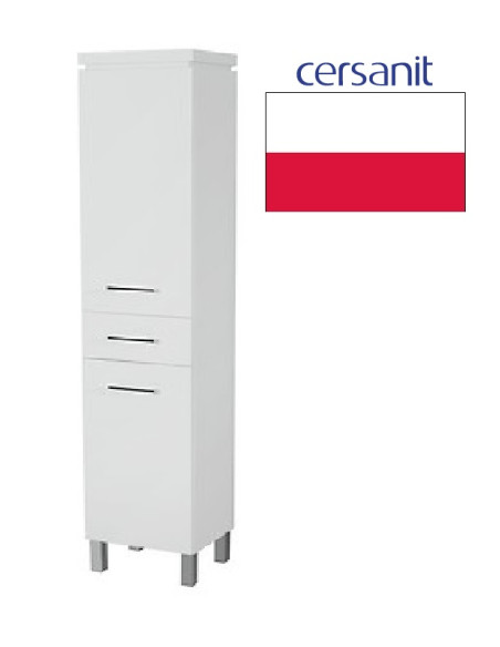 Шкаф-пенал Olivia 180, белый, OLIVIA