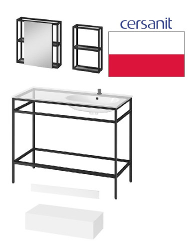 Керамическая раковина ZEN 100(с поверх), ZEN