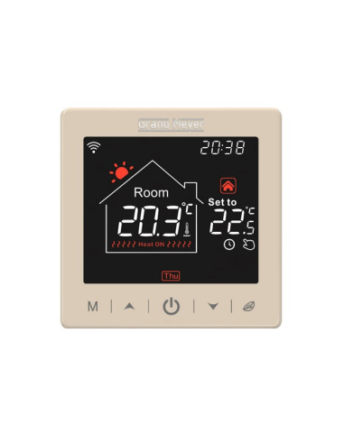 Termoregulators grīdas,zelta SN-15 Wi-Fi, SN-15 WiFi|Thermoregulator floors SN-15 Wi-Fi, SN-15 WiFi|Терморегулятор теплого пола 