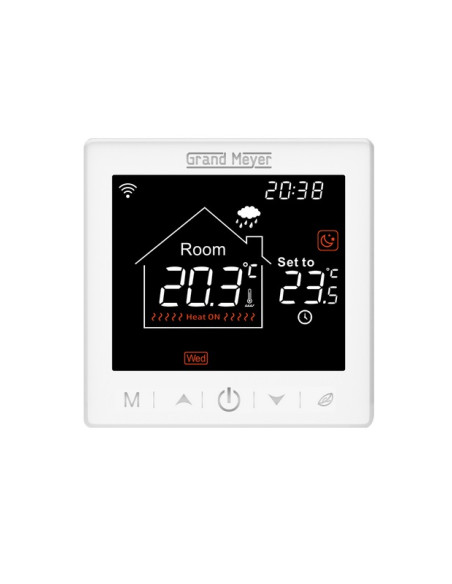 Termoregulators grīdas,balts SN-10 Wi-Fi, SN-10 WiFi|Thermoregulator floors SN-10 Wi-Fi, SN-10 WiFi|Терморегулятор теплого пола 