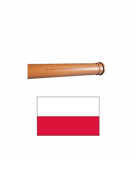 Труба ПВХ наруж.канал.SN8 DN110/3000 850, 110/3000