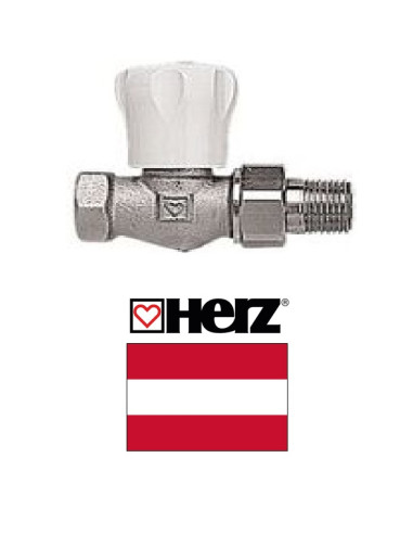 Вентиль прямой для радиатора HZ1552321, 1/2