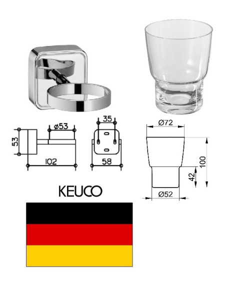 Glass cup w/o holder 02350009000, SMART