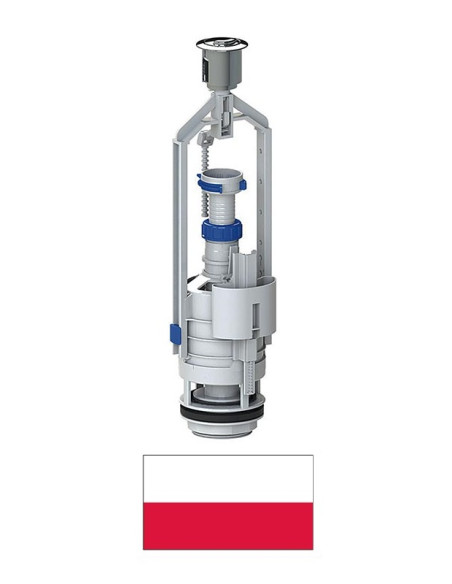 WC mechanism with dual button 0702108PL, UNIVERSAL