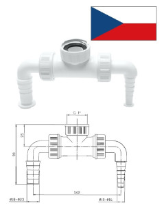 Сифон для стир.маш.10-16/18-23 EPT4300, DN32 IV