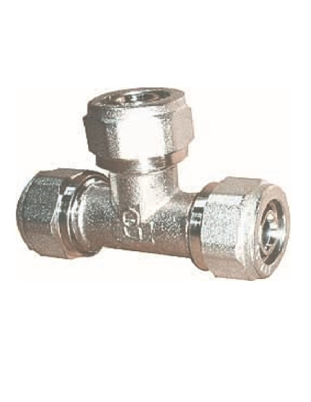 Tee 3931F (JTF108) brass, 26X20X26