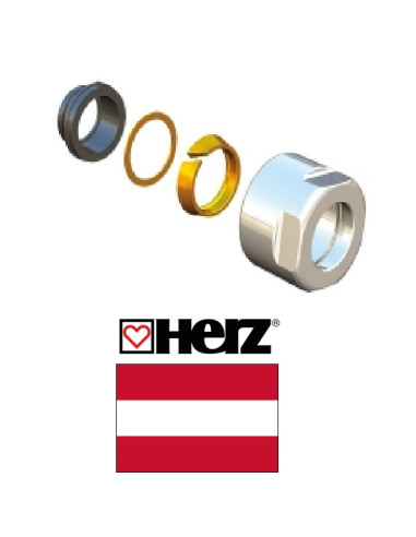 Pieslēg.kompl.dvieļu žāv.S628615 M22X1.5, DESING