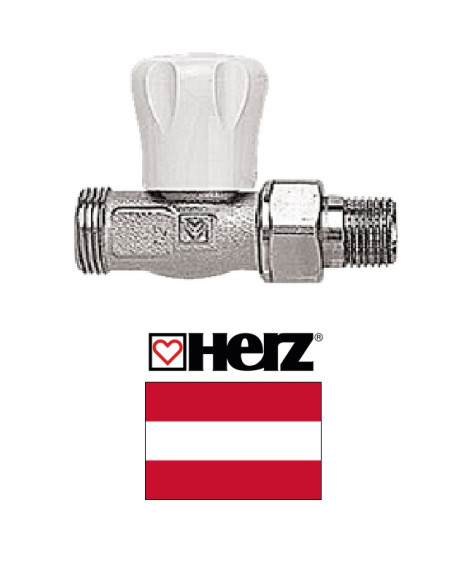 Вентиль прямой для радиатора 1553711, 1/2 AV