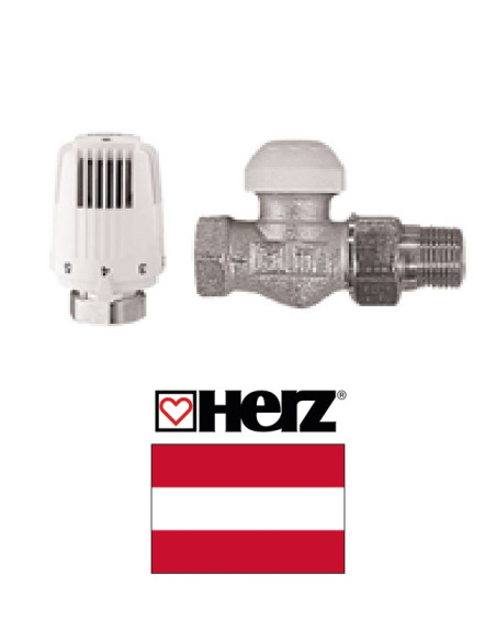 Termostaadi komplekt, sirge 1/2 1772360, HERZ